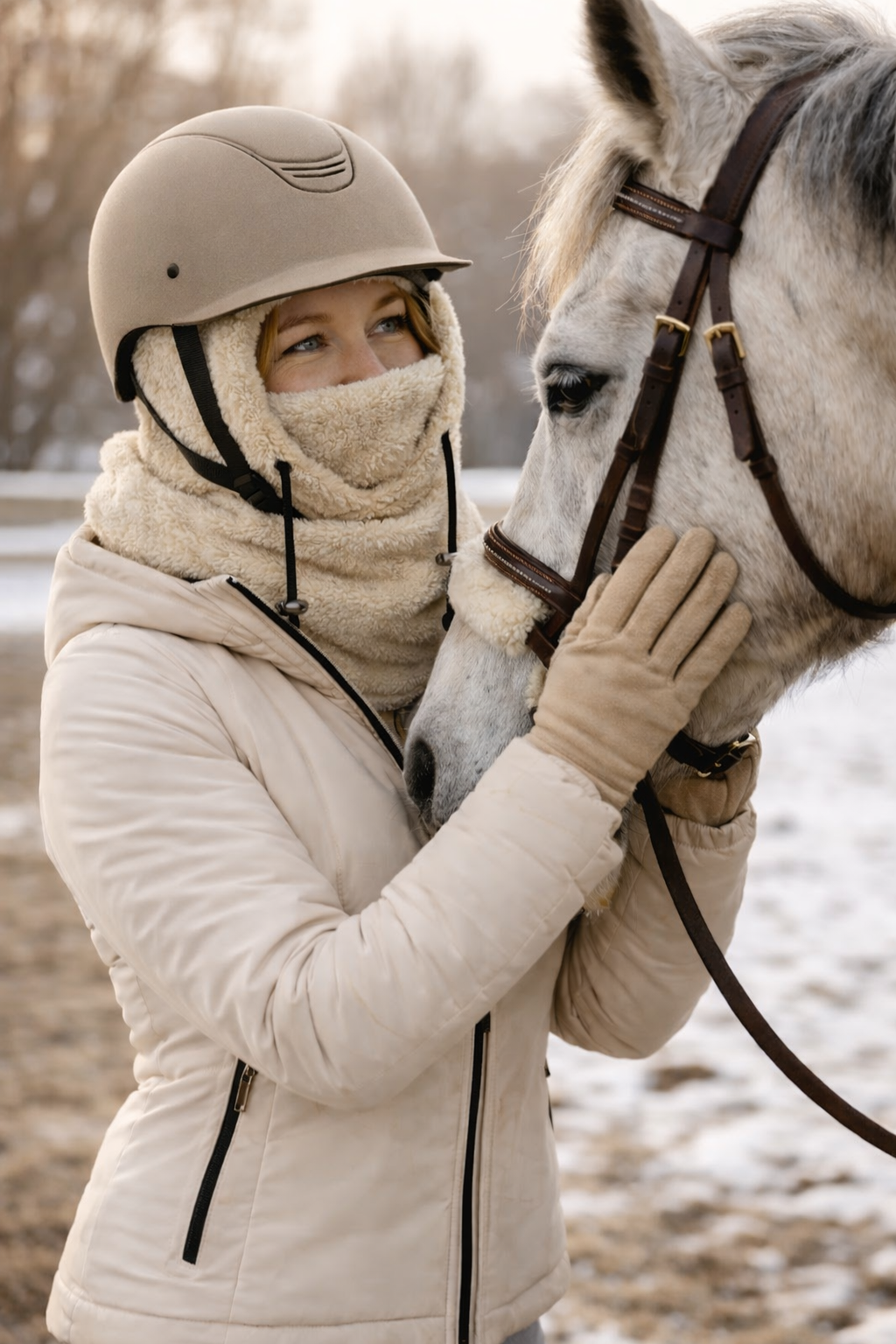 Sherpa Hoodie™ Värmande fleecehuva för vinteräventyr